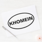 Sticker Ovale QUATRE Khomin (Enveloppe)