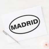 Sticker Ovale QUATRE Madrid (Enveloppe)