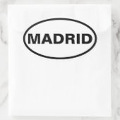 Sticker Ovale QUATRE Madrid (Sac)