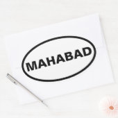 Sticker Ovale QUATRE Mahabad (Enveloppe)
