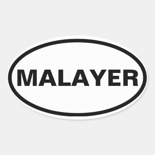 Sticker Ovale QUATRE Malayer (Devant)