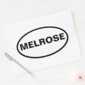 Sticker Ovale QUATRE Melrose (Enveloppe)