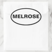 Sticker Ovale QUATRE Melrose (Sac)