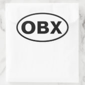 STICKER OVALE QUATRE OBX (Sac)