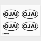Sticker Ovale QUATRE Ojai (Feuille)