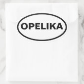Sticker Ovale QUATRE Opelika (Sac)