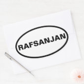 Sticker Ovale QUATRE Rafsanjan (Enveloppe)