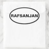 Sticker Ovale QUATRE Rafsanjan (Sac)