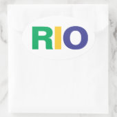 STICKER OVALE QUATRE RIO (Sac)
