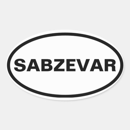 Sticker Ovale QUATRE Sabzevar (Devant)