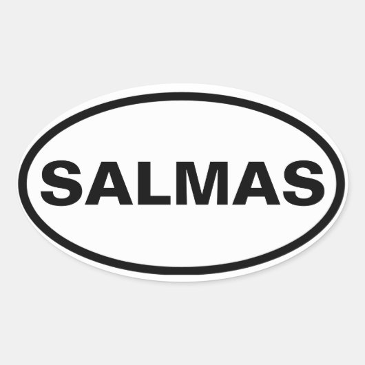 Sticker Ovale QUATRE Salmas (Devant)