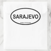 Sticker Ovale QUATRE Sarajevo (Sac)