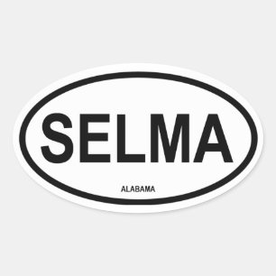 Sticker Ovale QUATRE Selma, Alabama