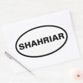 Sticker Ovale QUATRE Shahriar (Enveloppe)
