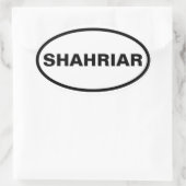 Sticker Ovale QUATRE Shahriar (Sac)