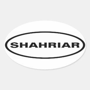 Sticker Ovale QUATRE Shahriar