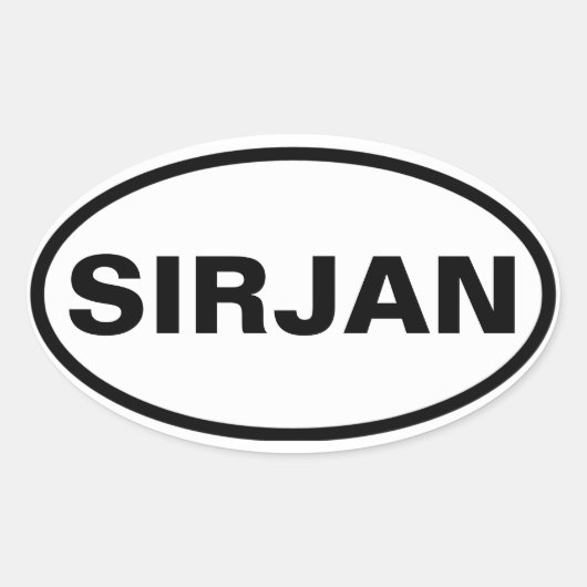 Sticker Ovale QUATRE Sirjan (Devant)