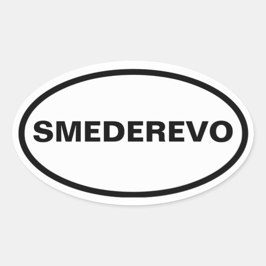 Sticker Ovale QUATRE Smederevo (Devant)