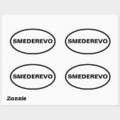Sticker Ovale QUATRE Smederevo (Feuille)