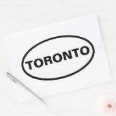 Sticker Ovale QUATRE Toronto (Enveloppe)