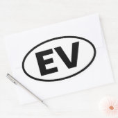 Sticker Ovale QUATRE Vallée Elysienne "EV" (Enveloppe)