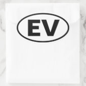 Sticker Ovale QUATRE Vallée Elysienne "EV" (Sac)
