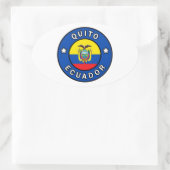 Sticker Ovale Quito Équateur (Sac)