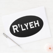 STICKER OVALE R. LYEH (Enveloppe)