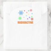 Sticker Ovale Radioactif (Sac)