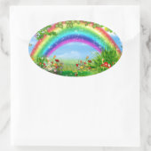 Sticker Ovale Rainbow fantasy (Sac)