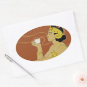 Sticker Ovale Rajah (Enveloppe)