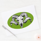 STICKER OVALE RAM (Enveloppe)
