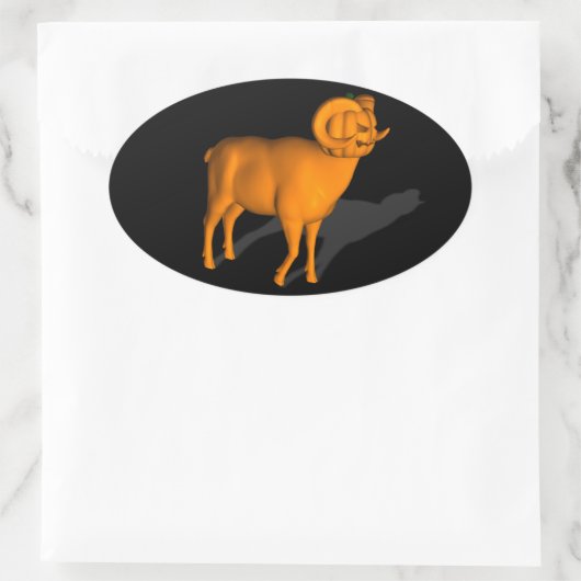 Sticker Ovale Ram (Sac)