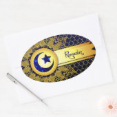Sticker Ovale Ramadan (Enveloppe)