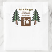 Sticker Ovale Ranger Park (Sac)