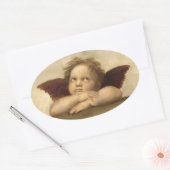 Sticker Ovale Raphael Angel 2 (Enveloppe)
