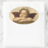 Sticker Ovale Raphael Angel 2 (Sac)