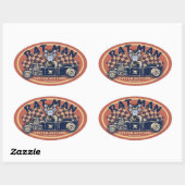 Sticker Ovale Rat Man II-ov (Feuille)