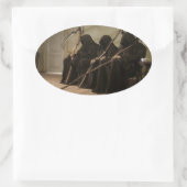 Sticker Ovale Reapers Grim En Attente De Vous (Sac)