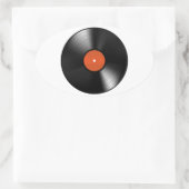 Sticker Ovale Record (Sac)