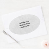 Sticker Ovale Redessiner à partir de zéro et créer votre propre (Enveloppe)