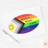 Sticker ovale Redox Pride (Enveloppe)