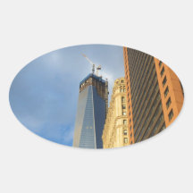 Reflets de gratte-ciel de New York