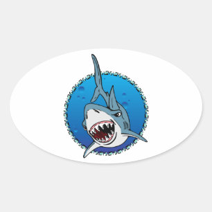 STICKER OVALE REGARDEZ !