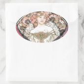 Sticker Ovale Reine des Coeurs (Sac)