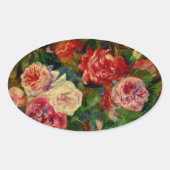 Sticker Ovale Renoir - Rose (Devant)