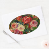 Sticker Ovale Renoir - Rose (Enveloppe)