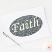 Sticker Ovale Reounding faith (Enveloppe)