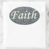 Sticker Ovale Reounding faith (Sac)