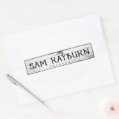 Sticker Ovale Réservoir Sam Rayburn (Enveloppe)